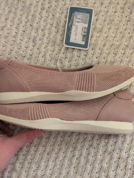 Cliffs by WHITE MOUNTAIN Pink Knit Pavlina Comfort Flats Size 6 NEW NWT - Picture 14 of 15